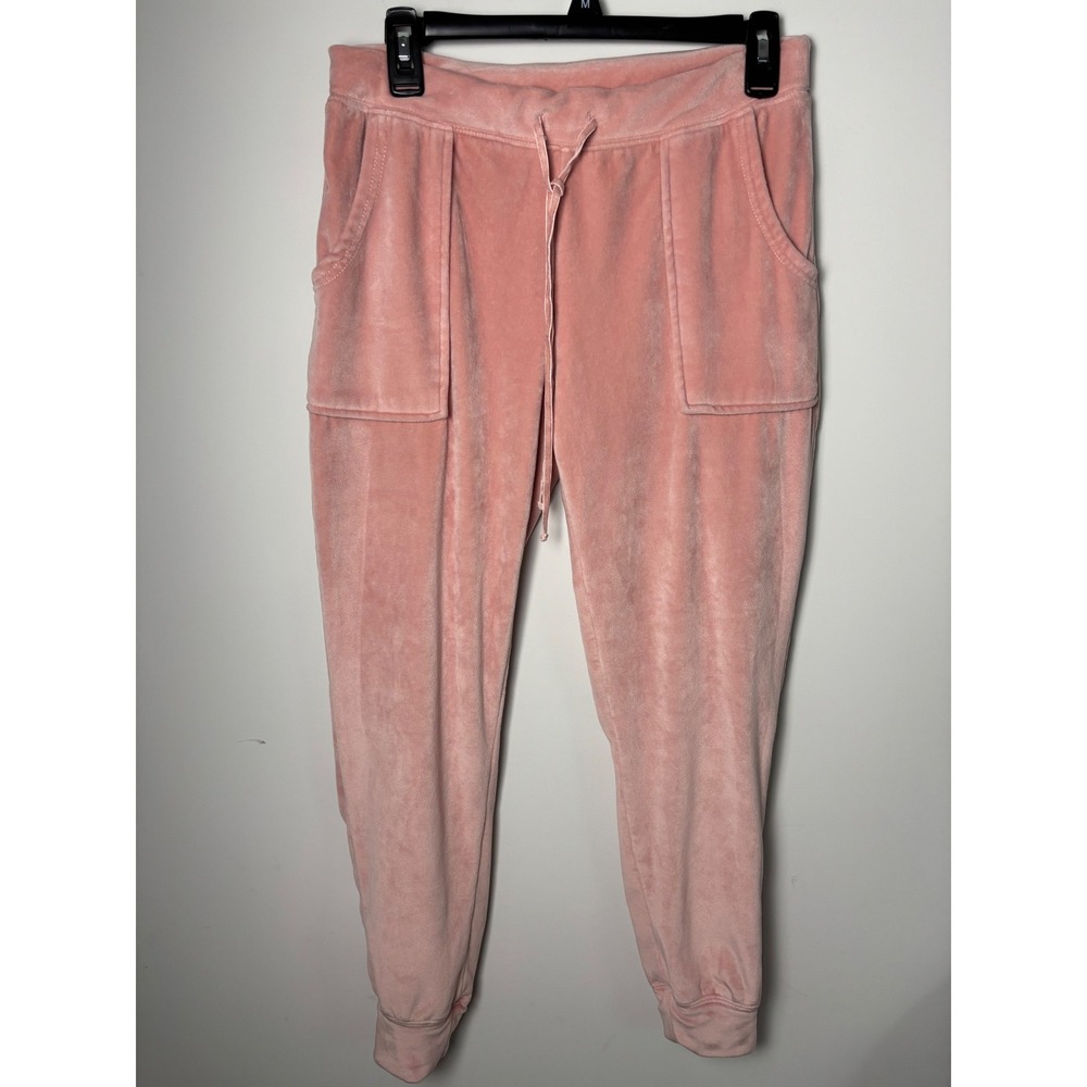 House of Harlow 1960 Nicole Richie Pink Velour Joggers Pants Small loungewear